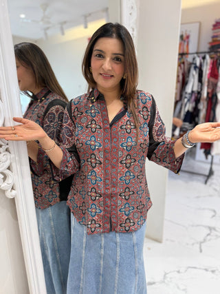 Devika Kalamkari Shirt - Preetibora