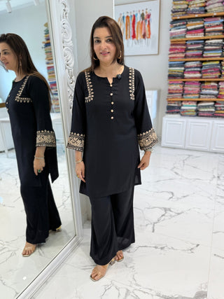 Dori Embroidered Coord Set - Preetibora
