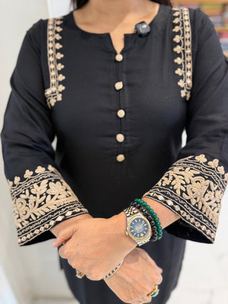 Dori Embroidered Coord Set - Preetibora