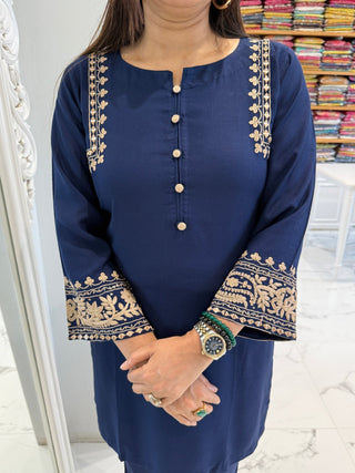 Dori Embroidered Coord Set - Preetibora