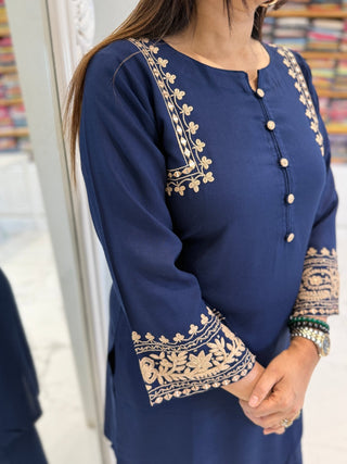 Dori Embroidered Coord Set - Preetibora
