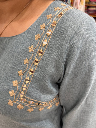 Dori Embroidered Coord Set - Preetibora