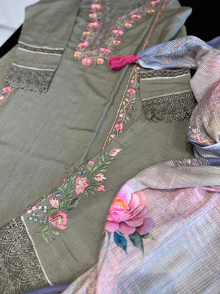 Doriya Digital Parsi Suit Set - Preetibora