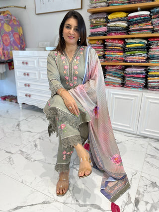 Doriya Digital Parsi Suit Set - Preetibora