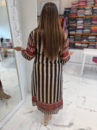 Ethnic Kalamkari Kurta Set - Preetibora
