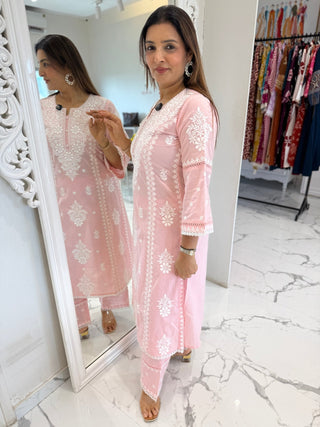 Falak Embroidered Set - Preetibora