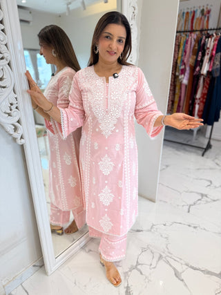 Falak Embroidered Set - Preetibora