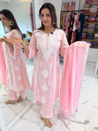 Falak Embroidered Set - Preetibora
