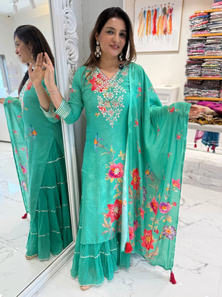 Festive Mirror Indian One Piece - Preetibora