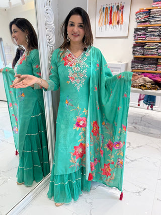 Festive Mirror Indian One Piece - Preetibora