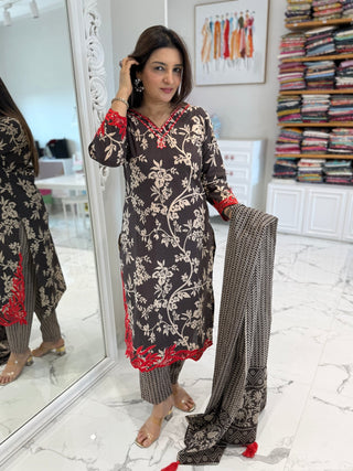 Fizza Cut Work Set - Preetibora