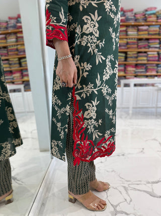 Fizza Cut Work Set - Preetibora