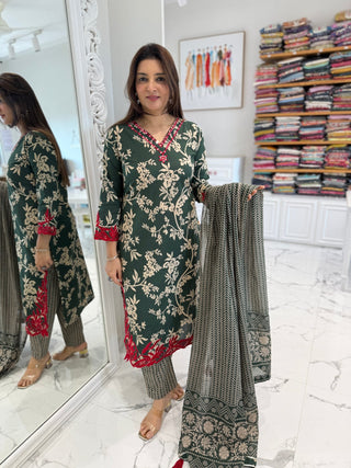 Fizza Cut Work Set - Preetibora