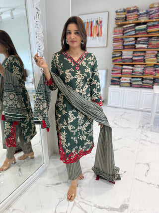 Fizza Cut Work Set - Preetibora