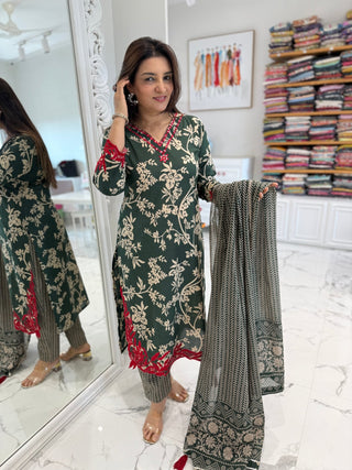 Fizza Cut Work Set - Preetibora