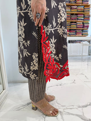 Fizza Cut Work Set - Preetibora