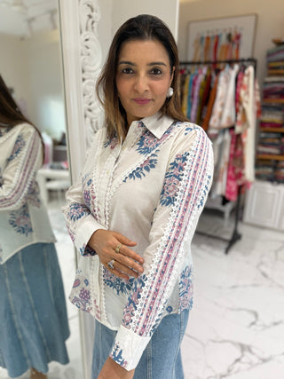 Floral Charm Shirt - Preetibora