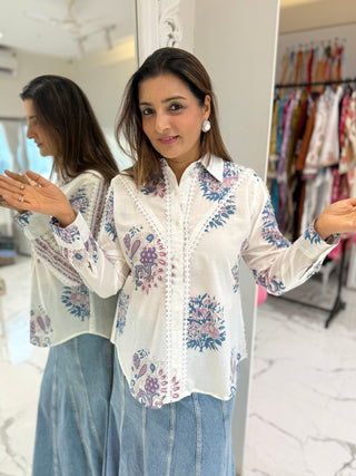Floral Charm Shirt - Preetibora