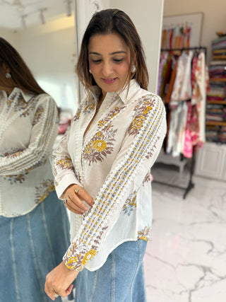 Floral Charm Shirt - Preetibora