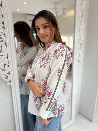 Floral Charm Shirt - Preetibora