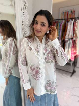 Floral Charm Shirt - Preetibora