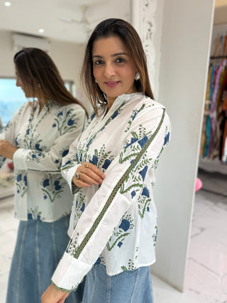 Floral Charm Shirt - Preetibora