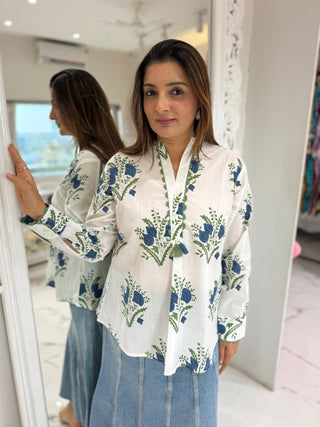Floral Charm Shirt - Preetibora