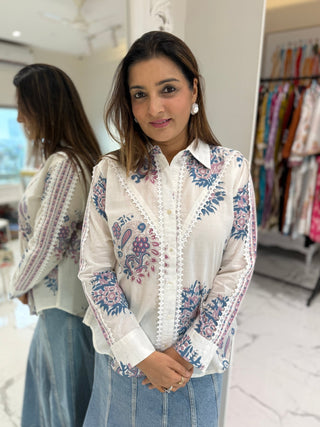 Floral Charm Shirt - Preetibora