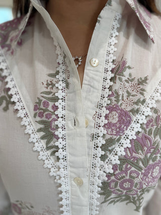 Floral Charm Shirt - Preetibora