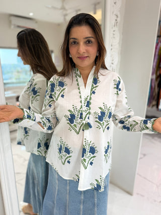 Floral Charm Shirt - Preetibora