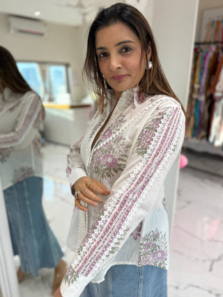 Floral Charm Shirt - Preetibora