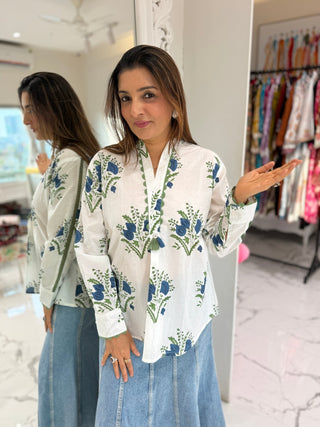 Floral Charm Shirt - Preetibora