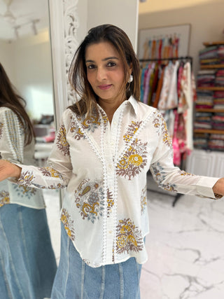 Floral Charm Shirt - Preetibora