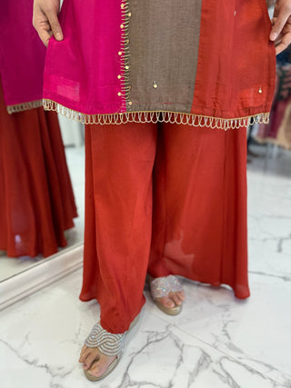 Golden Lace Coord Set - Preetibora