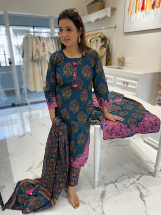 Gulnar Cut Work Set - Preetibora