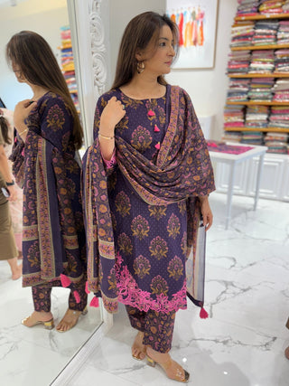 Gulnar Cut Work Set - Preetibora