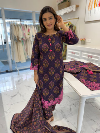 Gulnar Cut Work Set - Preetibora