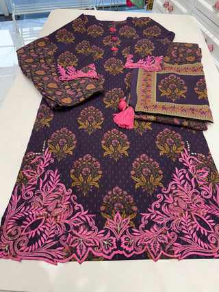 Gulnar Cut Work Set - Preetibora