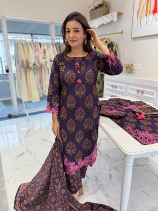 Gulnar Cut Work Set - Preetibora