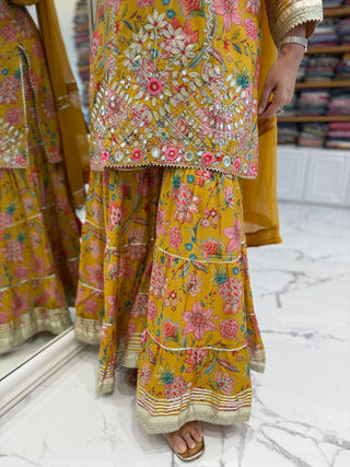 Haseena Sharara Set - Preetibora