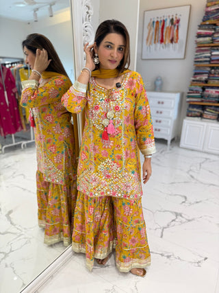 Haseena Sharara Set - Preetibora