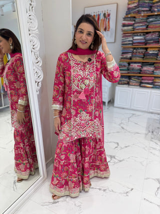 Haseena Sharara Set - Preetibora
