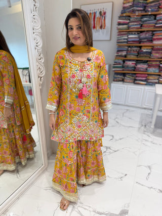 Haseena Sharara Set - Preetibora