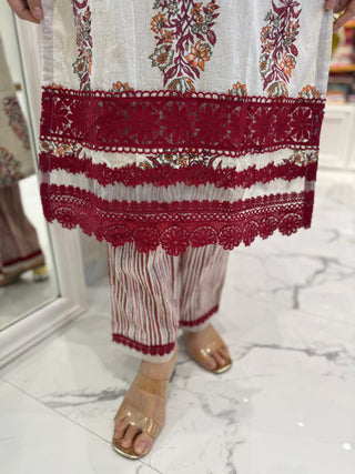 Jiya Lace Suit Set - Preetibora