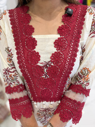 Jiya Lace Suit Set - Preetibora