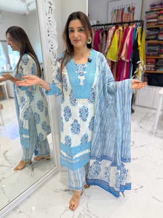 Jiya Lace Suit Set - Preetibora