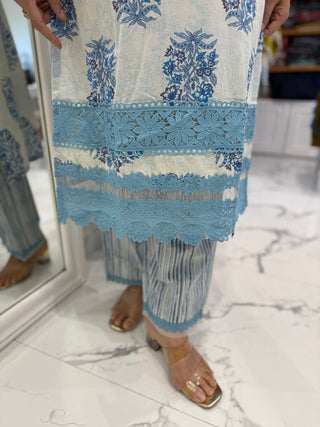 Jiya Lace Suit Set - Preetibora