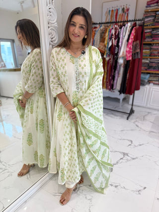 Kajal Floral Suit Set - Preetibora