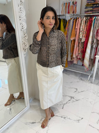 Kalamkari Shirt - Preetibora