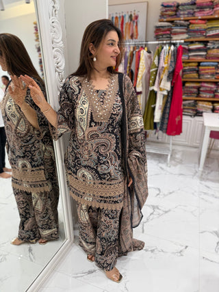 Kalamkari Suit Set - Preetibora